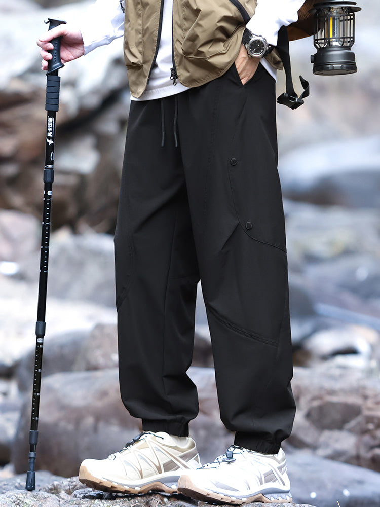 Wasserabweisende Outdoor-Wanderhose im Jogger-Stil für Herren