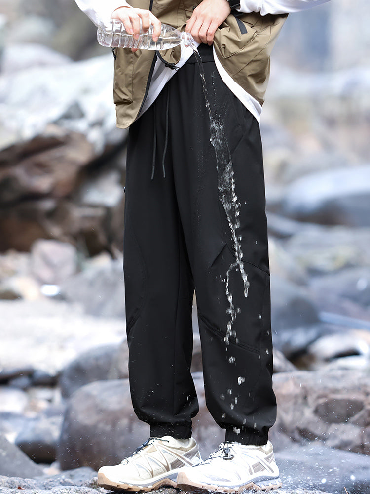 Wasserabweisende Outdoor-Wanderhose im Jogger-Stil für Herren