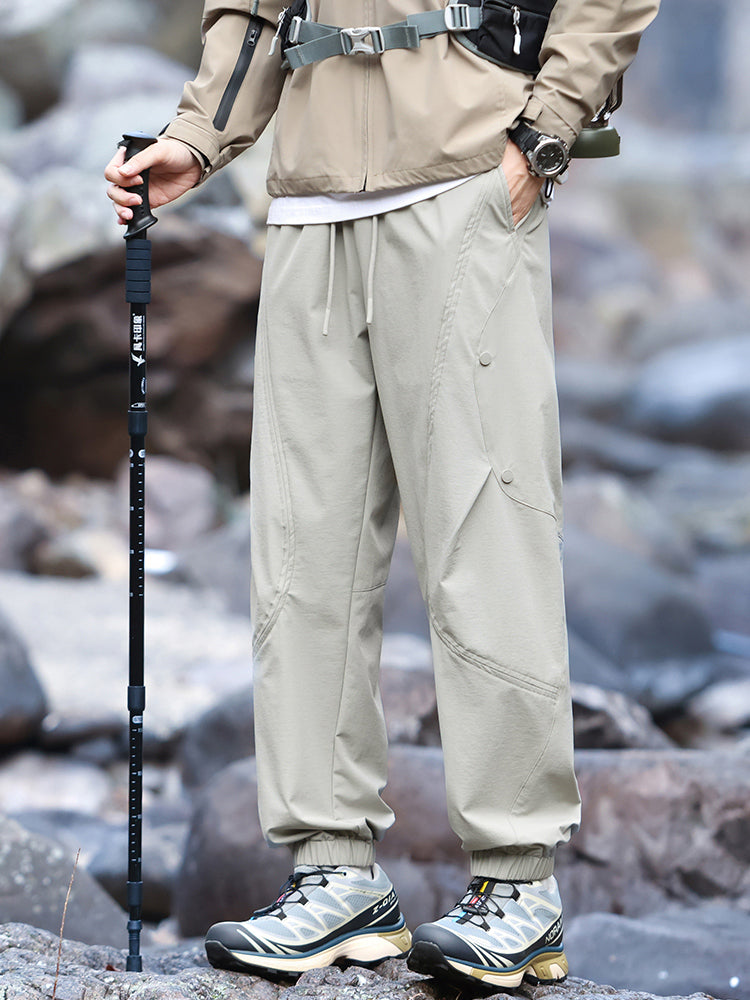 Wasserabweisende Outdoor-Wanderhose im Jogger-Stil für Herren
