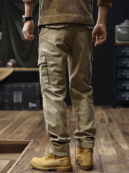 Herren Straight‑Fit Cargohose mit Mehreren Taschen