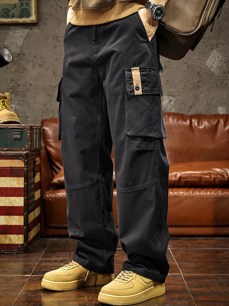 Herren Weit‑Bein‑Cargohose