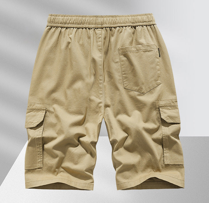Pantaloncini cargo da uomo con coulisse
