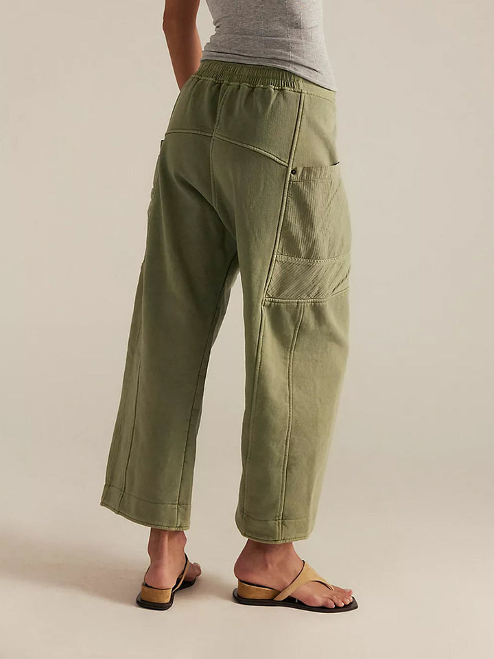 Pantalon décontracté en maille à enfiler