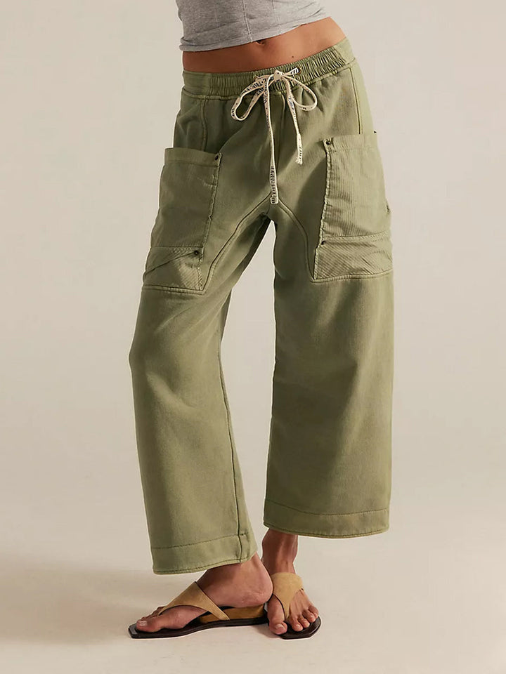 Pantalon décontracté en maille à enfiler