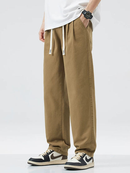 Herren Baumwolle Cargo‑Freizeithose Weiter Schnitt