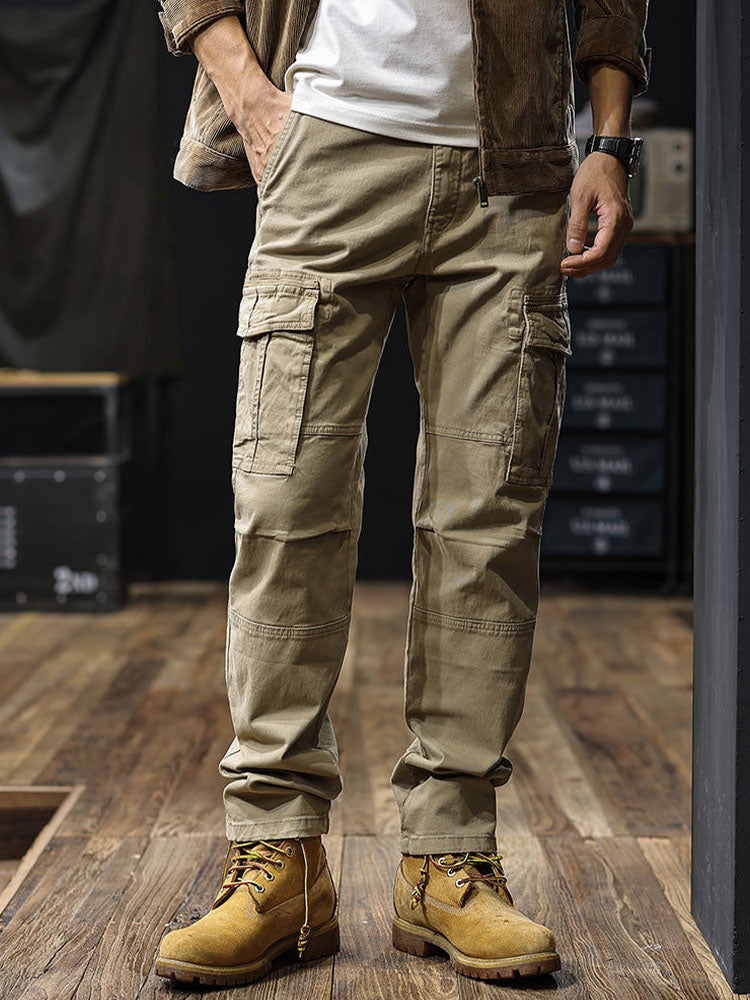Herren Straight‑Fit Cargohose mit Mehreren Taschen