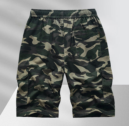 Pantaloncini cargo da uomo con coulisse