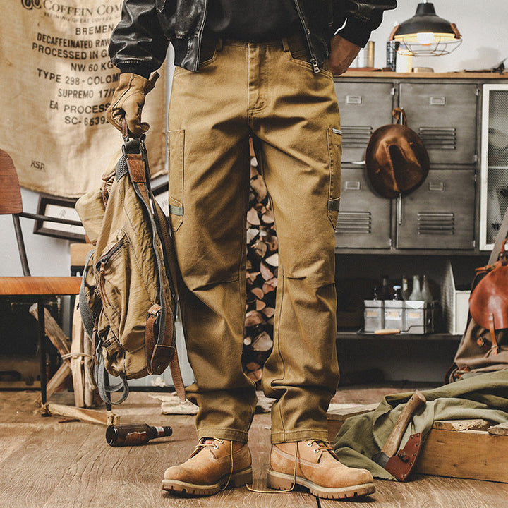 Pantaloni cargo da uomo di ispirazione vintage