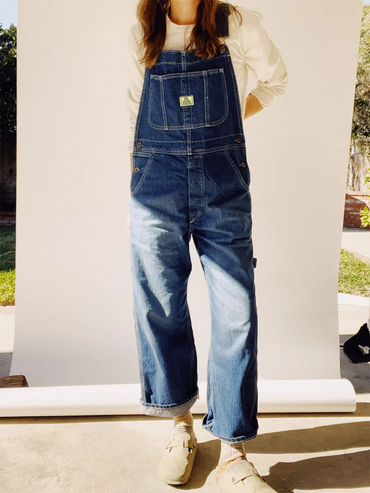 Salopette in denim da donna