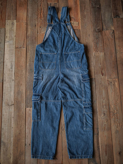 Salopette en jean pour homme avec poches cargo