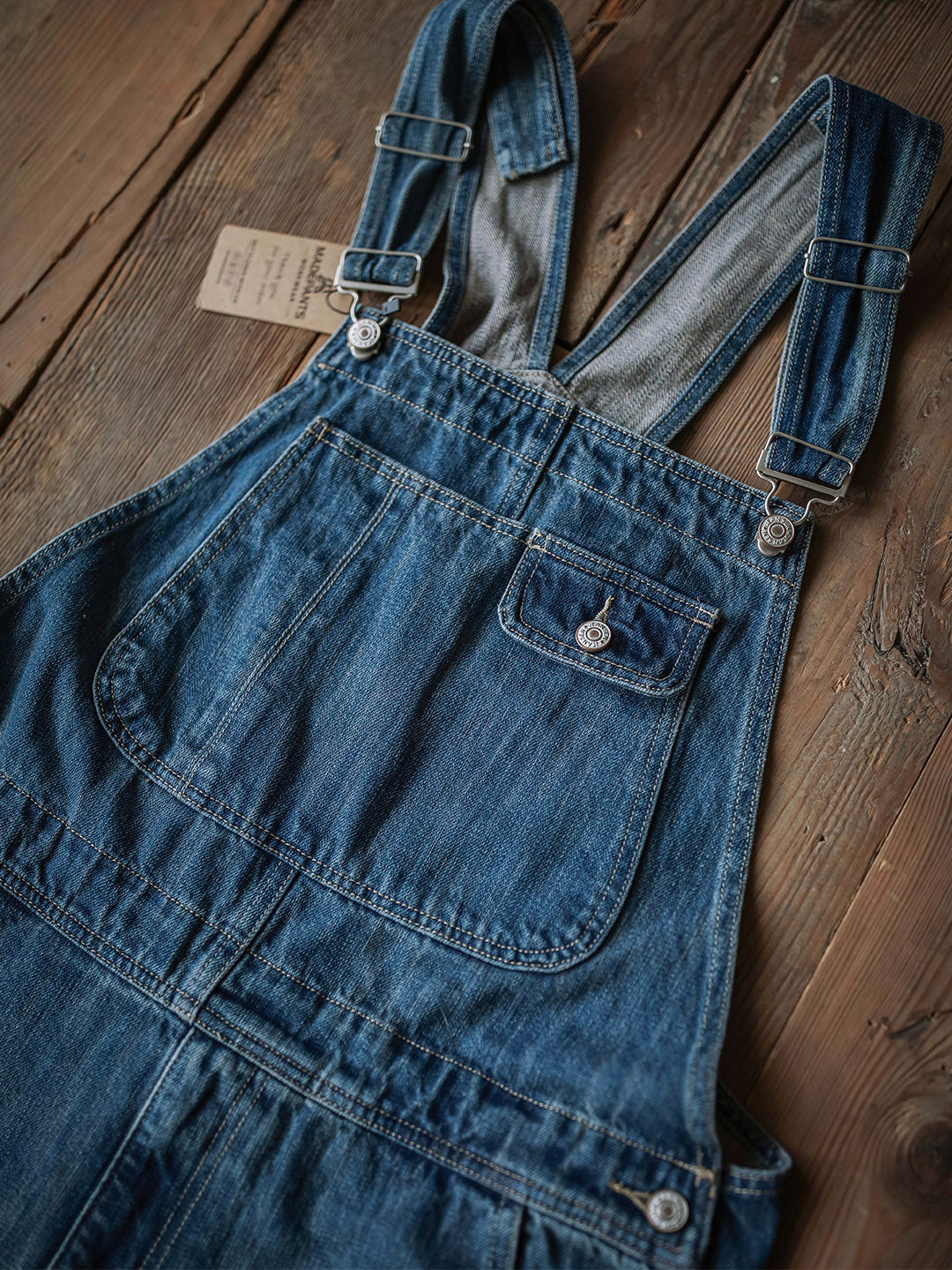 Salopette en jean pour homme avec poches cargo