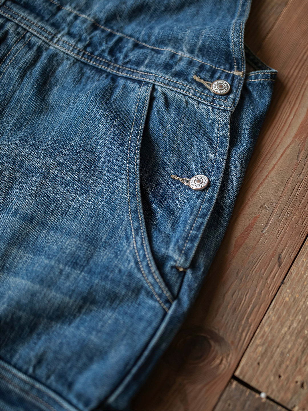 Salopette en jean pour homme avec poches cargo