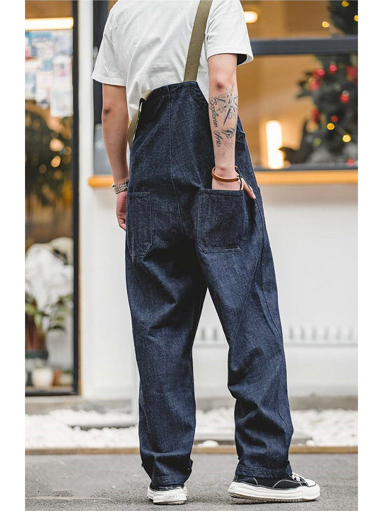 American Vintage Navy Deck Denim-Overall