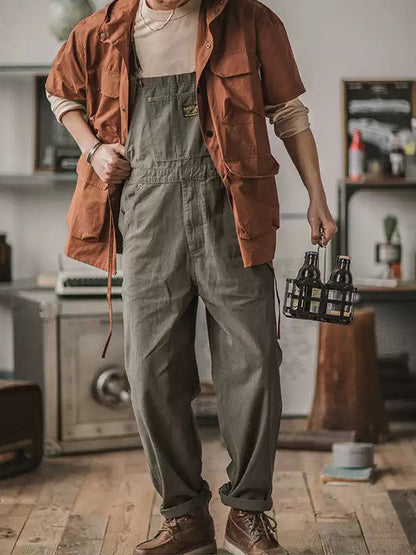 Unisex Vintage Canvas Overalls