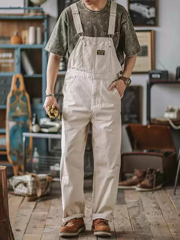 Unisex Vintage Canvas Overalls