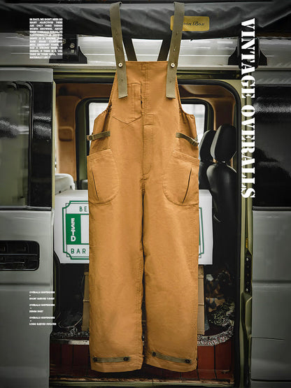 Lockerer Stretch-Overall für Herren mit einzigartiger Tasche