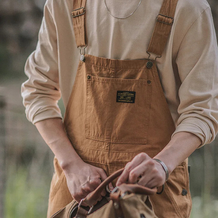 Unisex Vintage Canvas Overalls